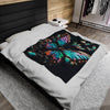 Mia Collection Velveteen Plush Blanket