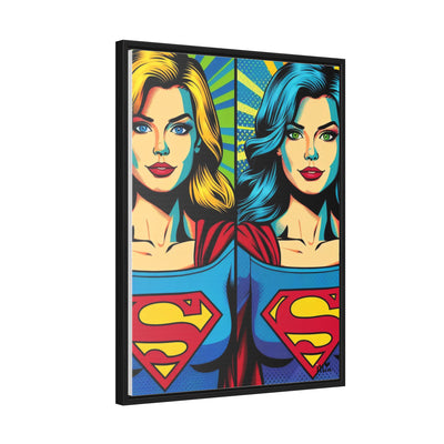 Mia Gallery Canvas Wraps, Vertical Frame