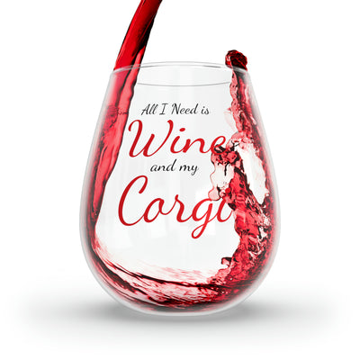 Mia Collection Stemless Wine Glass, 11.75oz