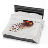 Mia Collection Velveteen Plush Blanket