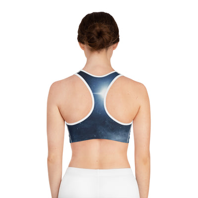 Mia Clothesline Collection Sports Bra (AOP)