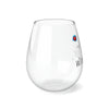 Mia Collection Stemless Wine Glasses, 11.75 oz