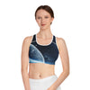 Mia Clothesline Collection Sports Bra (AOP)