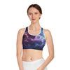 Mia Clothesline Collection Sports Bra (AOP)