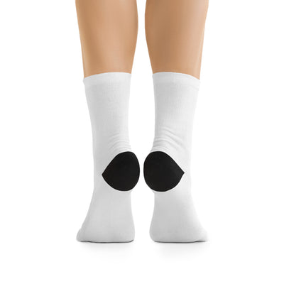 Mia™ Line's premium crew recycled poly socks