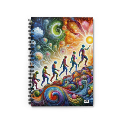 Mia Collection Psych Evolution Spiral Notebook