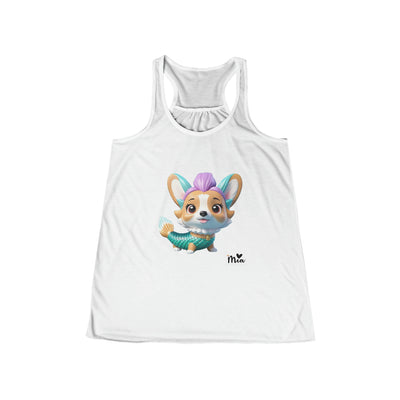 Mia™ Clothesline Women's Flowy Racerback Tank!