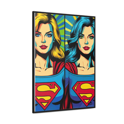 Mia Gallery Canvas Wraps, Vertical Frame