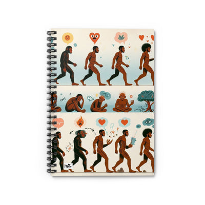 Mia Collection Psych Evolution Spiral Notebook