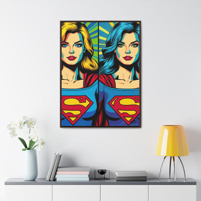 Mia Gallery Canvas Wraps, Vertical Frame