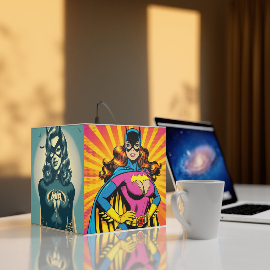 Batgirl Light Cube Lamp by Mia