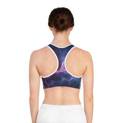 Mia Clothesline Collection Sports Bra (AOP)