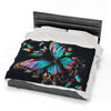 Mia Collection Velveteen Plush Blanket