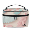 Mia Collection Leather Cosmetic Bag