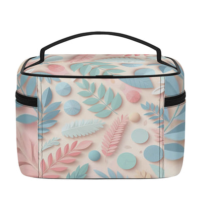 Mia Collection Leather Cosmetic Bag