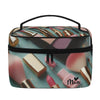 Mia Collection Leather Cosmetic Bag