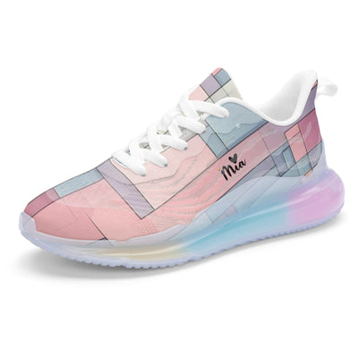 Mia Collection Womens Rainbow Atmospheric Cushion Running Shoes