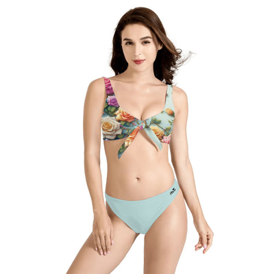 Mia Collection Womens Bow Front Bikinis Swimsuit