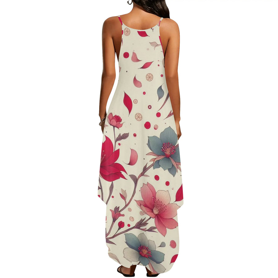 Womens Elegant Sleeveless Evening Dress by Mia