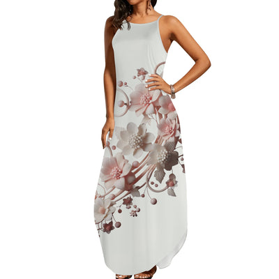 Womens Elegant Sleeveless Evening Dress by Mia