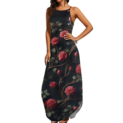 Womens Elegant Sleeveless Evening Dress by Mia