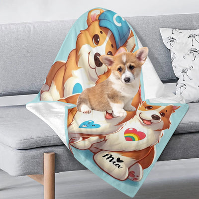 Mia Collection Pets Flannel Blankets