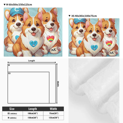 Mia Collection Pets Flannel Blankets