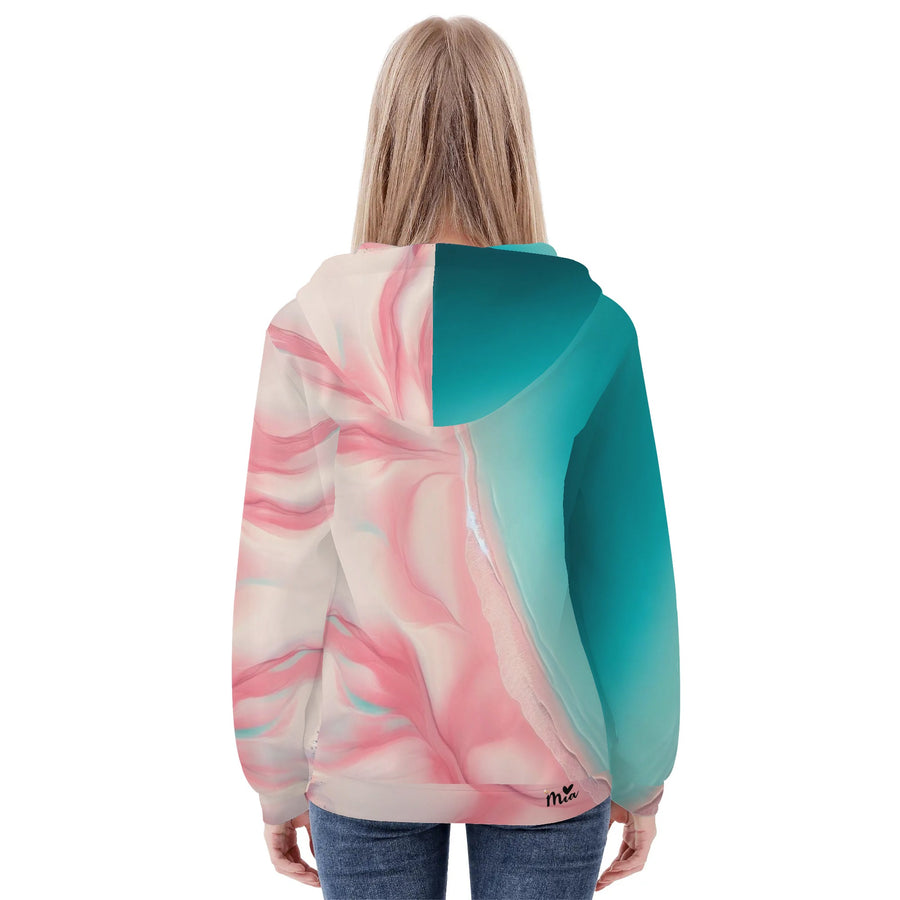 Mia Collection Womens Zip-Up Hoodie