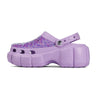 Womens Purple Bling Clogs by Mia