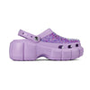 Womens Purple Bling Clogs by Mia