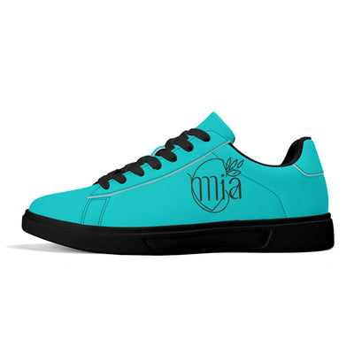 Adult Lightweight Brand Low Top Leather Skateboard Shoes WIth Personalized Logo /Name