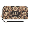 Leather Wristlet Wallet by Mia