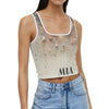 Mia for Her  Casual Stretch Crop Top for Summer