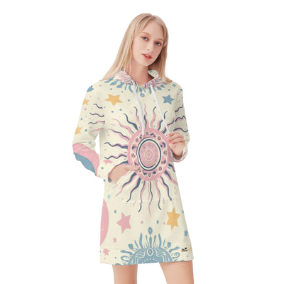 Womens Pullover Hoodie Dress by Mia