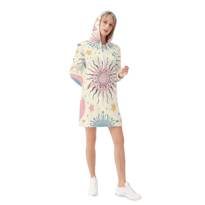 Womens Pullover Hoodie Dress by Mia