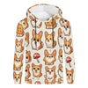 Mens Lightweight All Over Print Hoodie