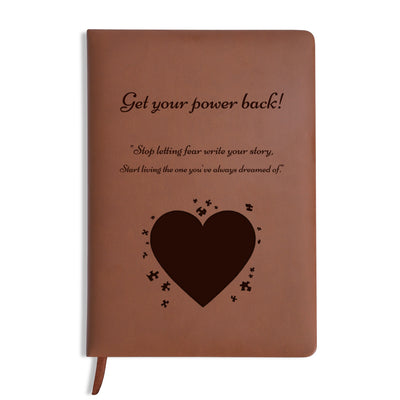 Engraved Brown Journals/ Diary