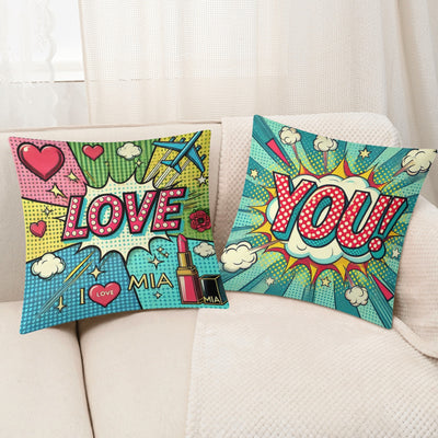 Mias Double Sided Pillow Covers