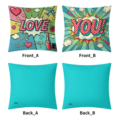 Mias Double Sided Pillow Covers