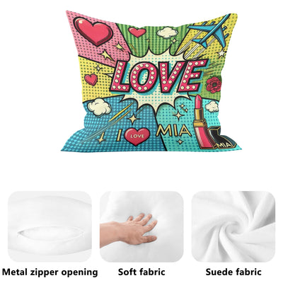 Mias Double Sided Pillow Covers