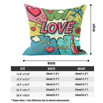 Mias Double Sided Pillow Covers