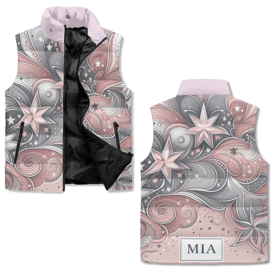 Zip Up Puffer Vest by Mia