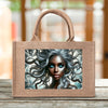 Jute Burlap Tote Bag by Mia