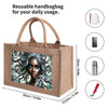 Jute Burlap Tote Bag by Mia