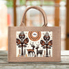 Jute Burlap Tote Bag by Mia