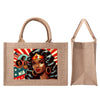 Jute Burlap Tote Bag by Mia