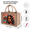 Jute Burlap Tote Bag by Mia