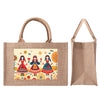 Jute Burlap Tote Bag by Mia