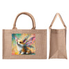 Jute Burlap Tote Bag by Mia