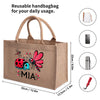 Jute Burlap Tote Bag by Mia